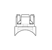 drawing of Flush Mount T-Expansion Connector